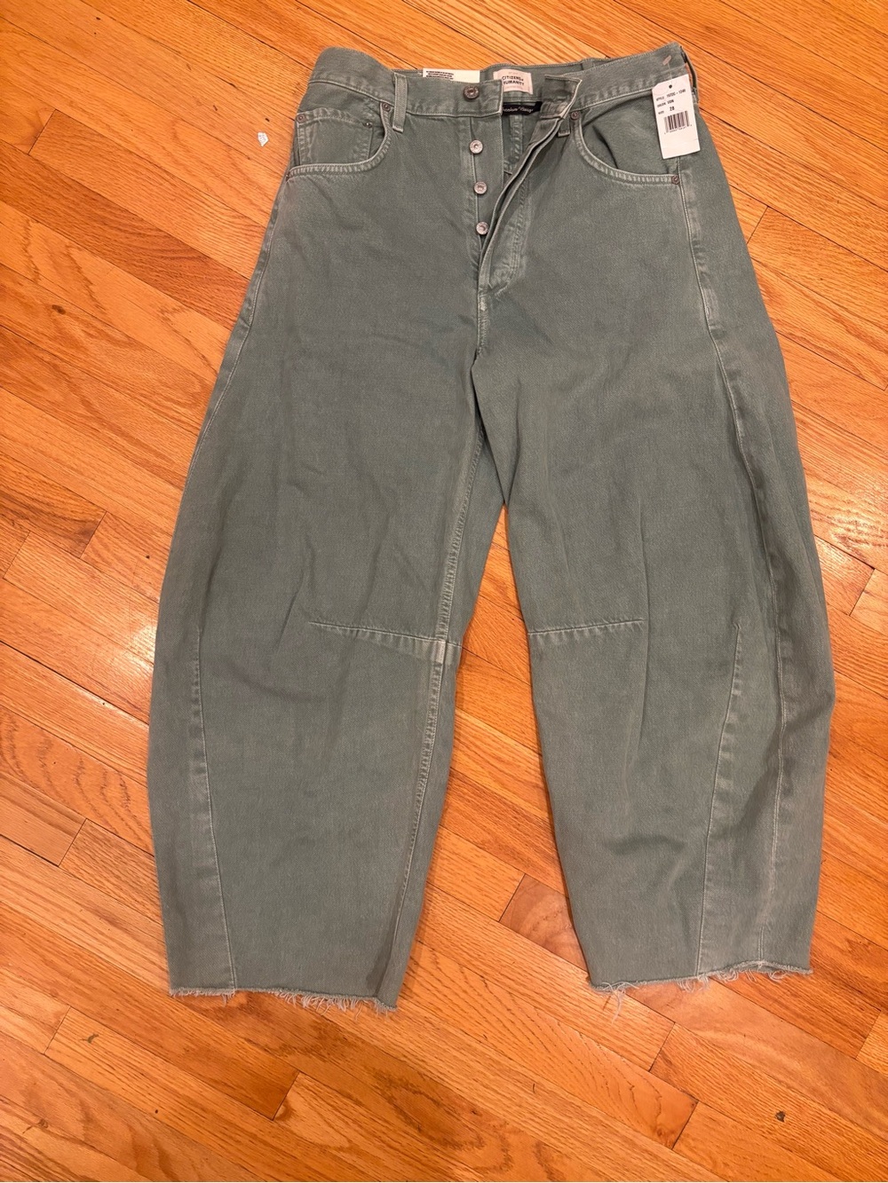 citizens of humanity horseshoe jean - nova / Sage Green; sz 28 ⭐️NWT⭐️ - Picture 4 of 10